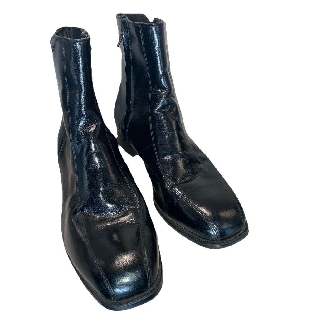 RARE Florsheim Imperial Black Leather Men's  Boots 11 D - Picture 5 of 7